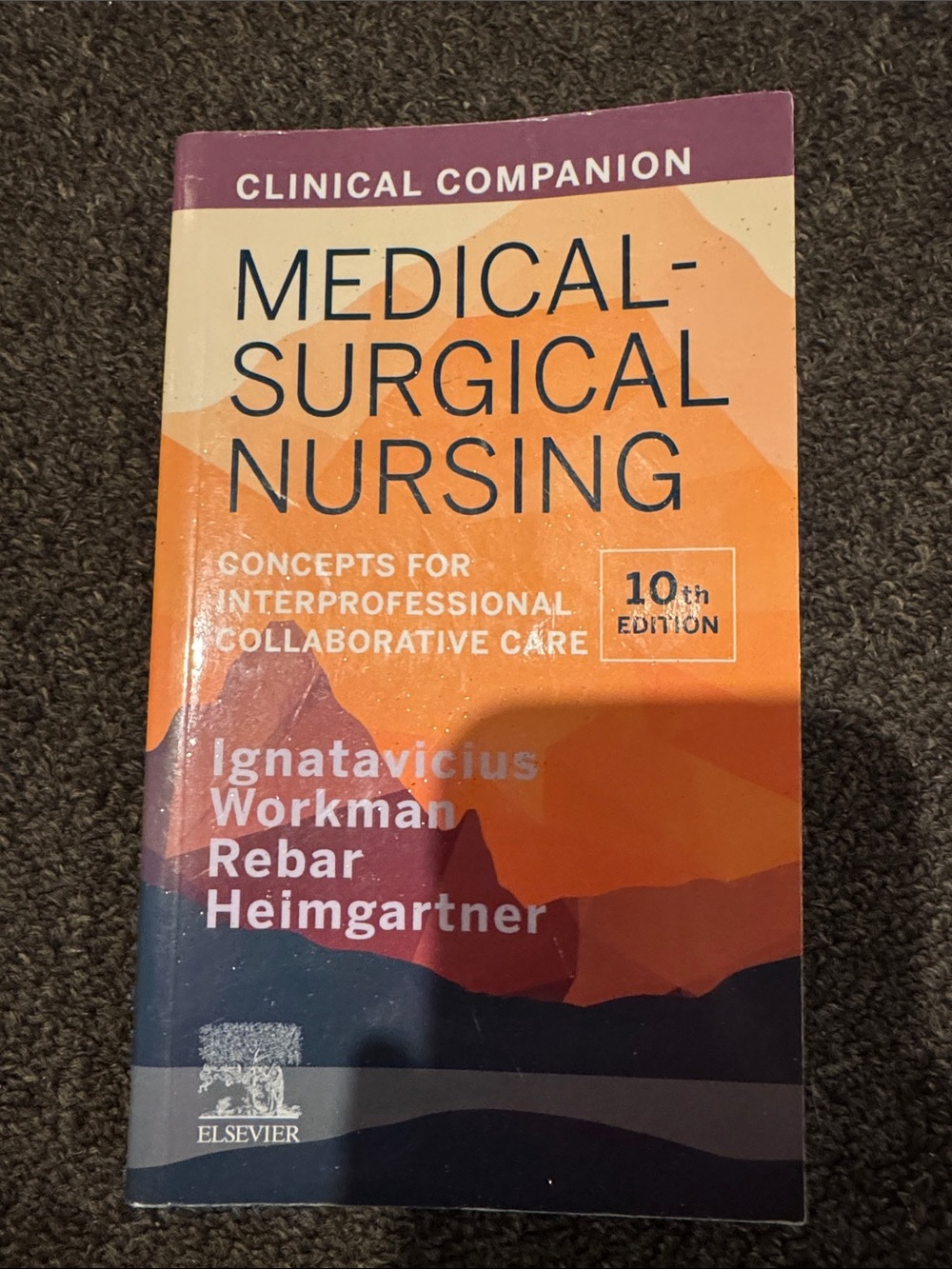 Medical-Surgical Nursing Clinical Companion - Orange Gradient Cover